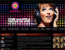 Tablet Screenshot of mantra.ie